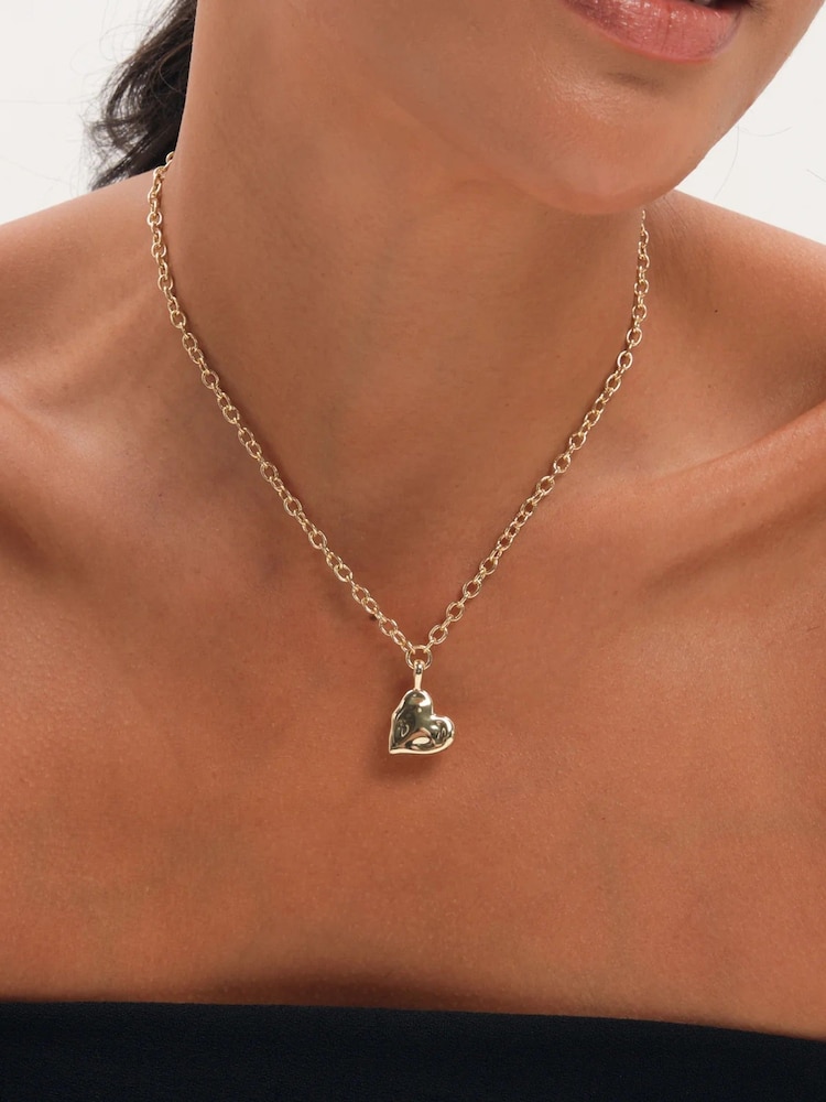 Inicio Molten Heart Necklace - 2суретінің 1 суреті