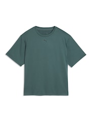 Puma Green Train All Day Essentials Relaxed T-Shirt - Image 1 of 2