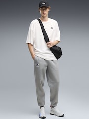 Puma Grey Bmw M Motorsport Essentials Fleece Trousers - Image 3 of 5