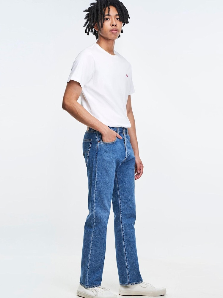 Levi's® Blue 501® Original Jeans - Image 3 of 8