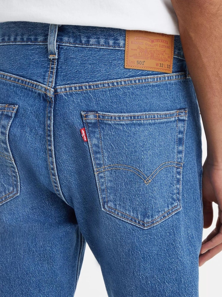 Levi's® Blue 501® Original Jeans - Image 5 of 8