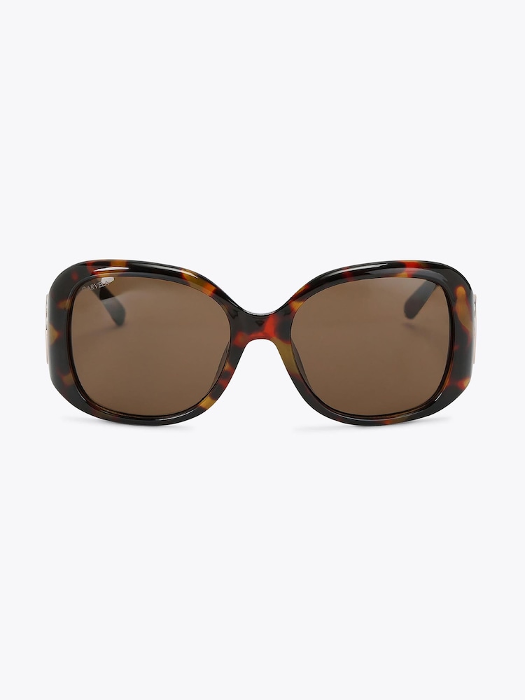 Carvela Brown Jackpot Sunglasses - Image 1 of 4