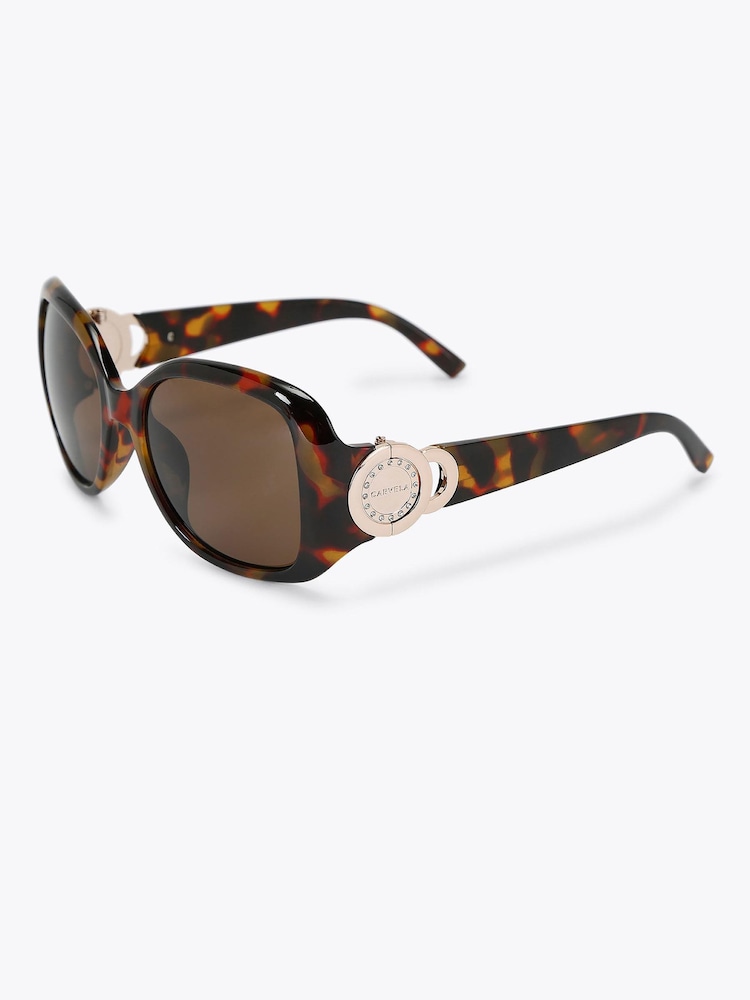 Carvela Brown Jackpot Sunglasses - Image 2 of 4