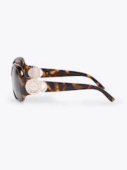 Carvela Brown Jackpot Sunglasses - Image 3 of 4
