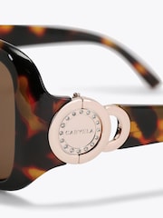 Carvela Brown Jackpot Sunglasses - Image 4 of 4