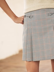 Monochrome Mini Pleated Kilt Skirt - Image 4 of 4