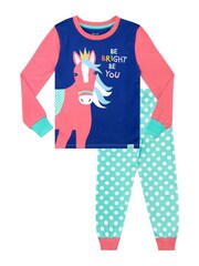 Harry Bear Blue Slogan Pyjamas - Image 1 of 5