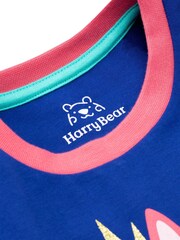 Harry Bear Blue Slogan Pyjamas - Image 2 of 5