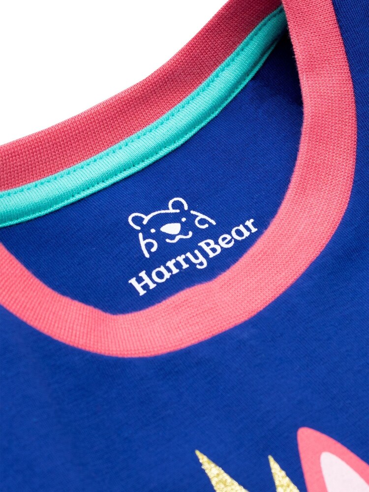 Harry Bear Blue Slogan Pyjamas - Image 2 of 5
