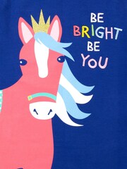 Harry Bear Blue Slogan Pyjamas - Image 3 of 5
