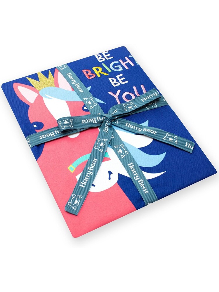 Harry Bear Blue Slogan Pyjamas - Image 5 of 5