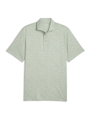 Puma Cloudspun Marine Botanical Polo Shirt - Image 1 of 2