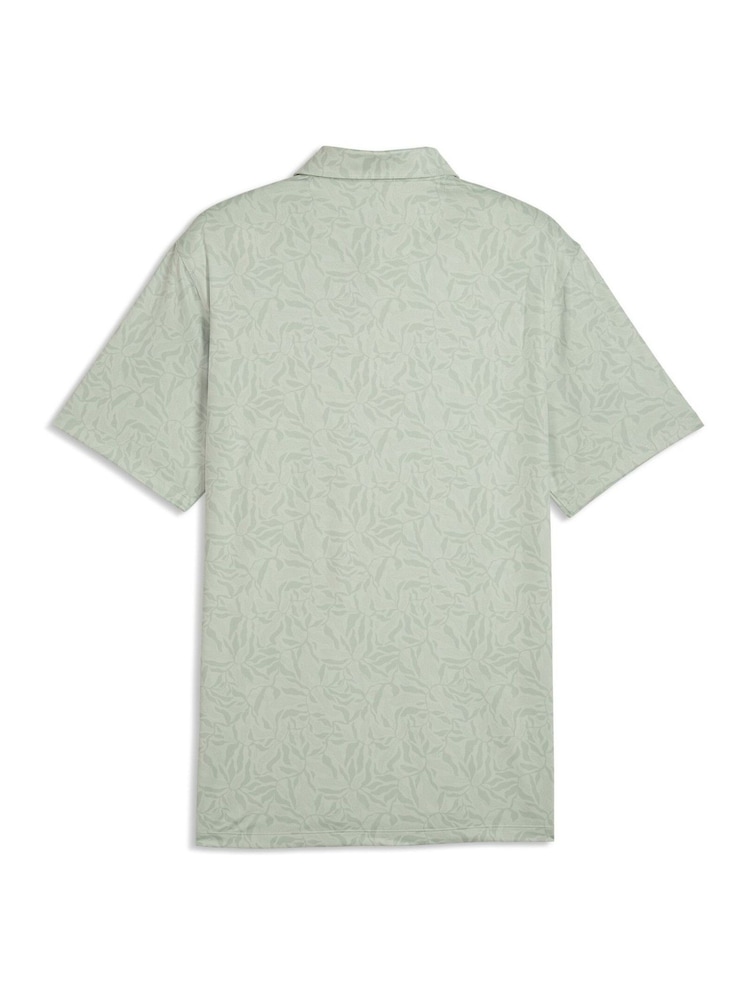 Puma Cloudspun Marine Botanical Polo Shirt - Image 2 of 2