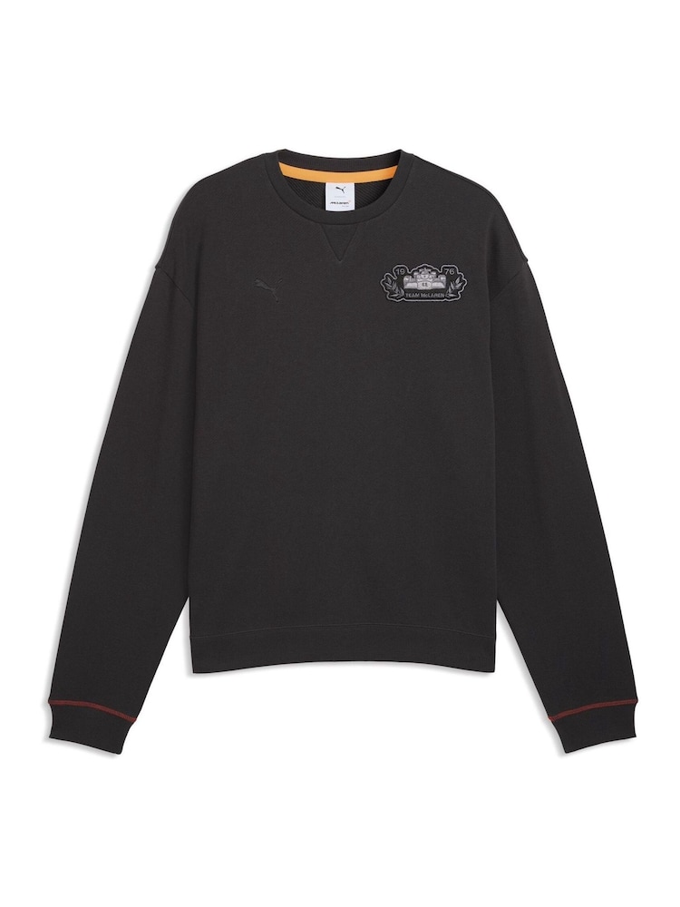 Puma Grey Mclaren Racing Crew Neck Sweatshirt - Image 1 of 2 Puma Grey Mclaren Racing Crew Neck Sweatshirt - Image 1 of 2