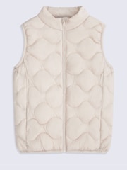 Animal Cream Kids Quilted Padded Gilet - Image 1 of 5