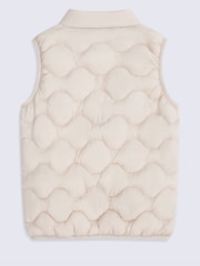 Animal Cream Kids Quilted Padded Gilet - Image 2 of 5