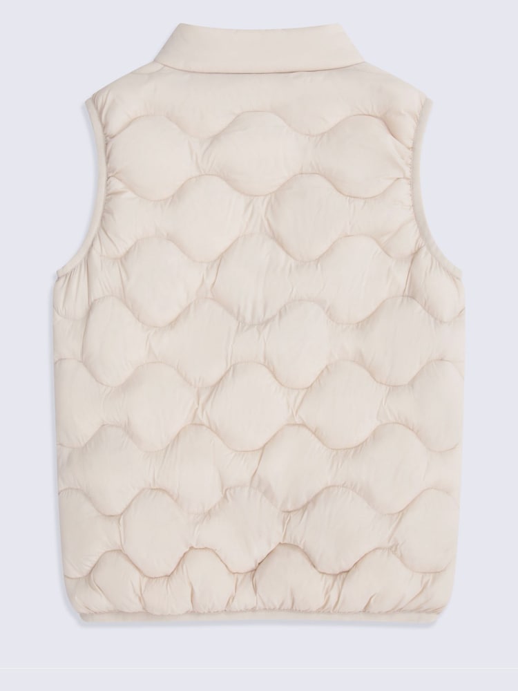 Animal Cream Kids Quilted Padded Gilet - Image 2 of 5