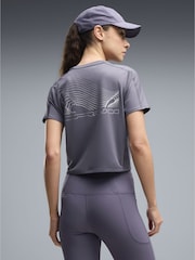 Puma Grey Brightstride Cloudspun Running T-Shirt - Image 2 of 5