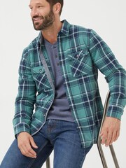 FatFace Green Dawley Check Shirt - Image 1 of 4