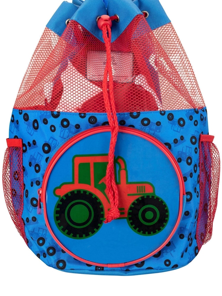 Harry Bear Blue Boys Tractor Swimbag - Image 1 of 4