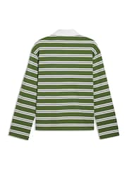 Puma Green Essentials Elevated No.1 Relaxed Rugby Polo Shirt - Image 5 of 5