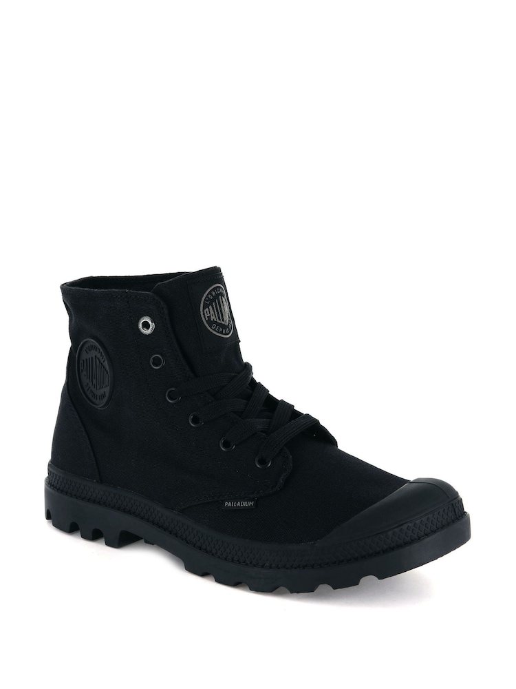 Palladium Mono Crome Black Boots - Image 3 of 5