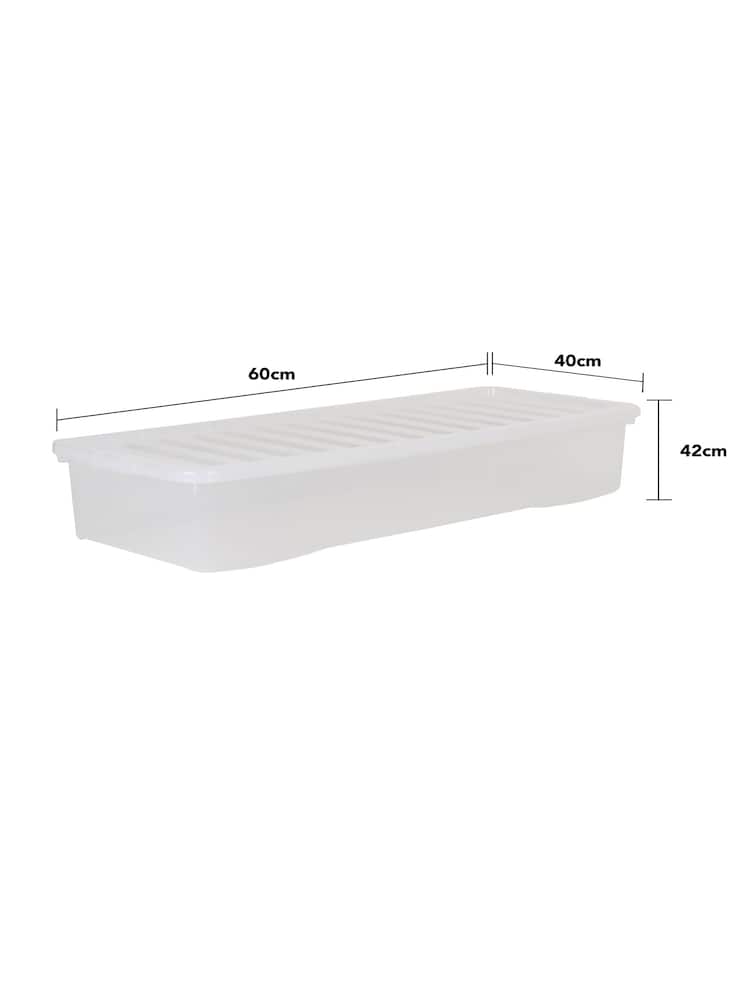 Wham Clear 3 x Crystal 55L Boxes and Lids - Image 6 of 6