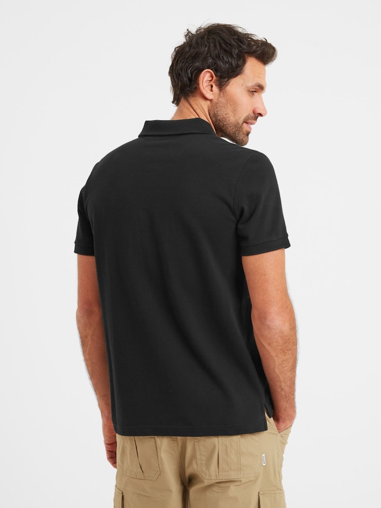 Tog 24 Black Aketon 100% Cotton Polo Shirt - Image 2 of 8