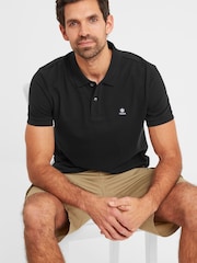 Tog 24 Black Aketon 100% Cotton Polo Shirt - Image 5 of 8