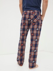 FatFace Blue Mammoth Jacquard Pyjama Trousers - Image 2 of 5