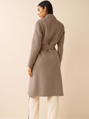 Emma Marella Camel Amazing Belted Wrap Brown Coat - Image 2 of 6
