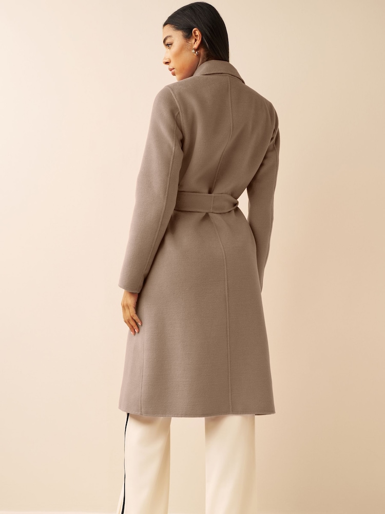 Emma Marella Camel Amazing Belted Wrap Brown Coat - Image 2 of 6