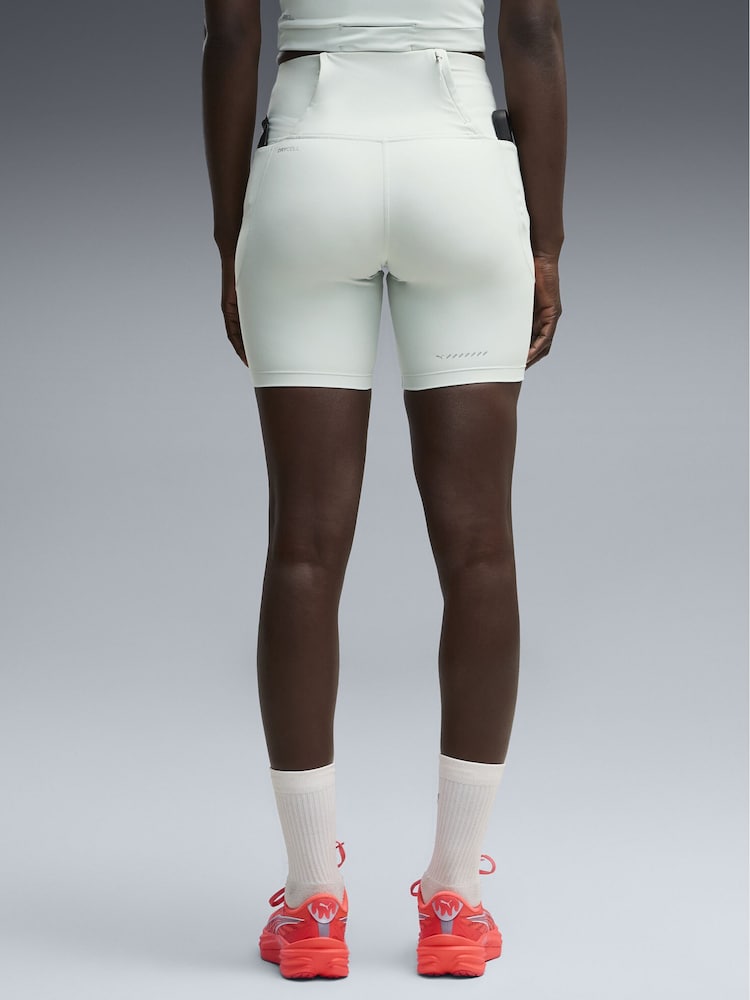 Puma White Dreamrun Running 7" Shorts - Image 2 of 6 Puma White Dreamrun Running 7" Shorts - Image 2 of 6