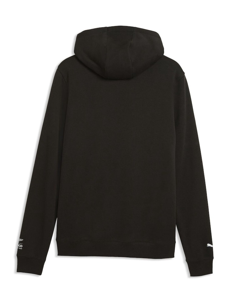 Puma Black X Aston Martin Aramco F1 Team Essentials Hoodie - Image 5 of 5 Puma Black X Aston Martin Aramco F1 Team Essentials Hoodie - Image 5 of 5