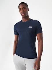 Barbour® International Mens Small Logo 100% Cotton T-Shirt - Image 1 of 5