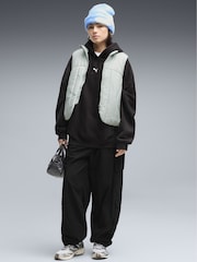 Puma Black Essentials Oversized Hoodie - Image 3 of 5