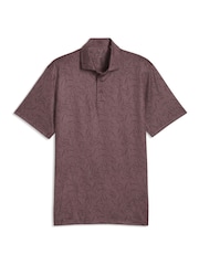 Puma Brown Cloudspun Marine Botanical Polo Shirt - Image 1 of 2