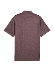 Puma Brown Cloudspun Marine Botanical Polo Shirt - Image 2 of 2