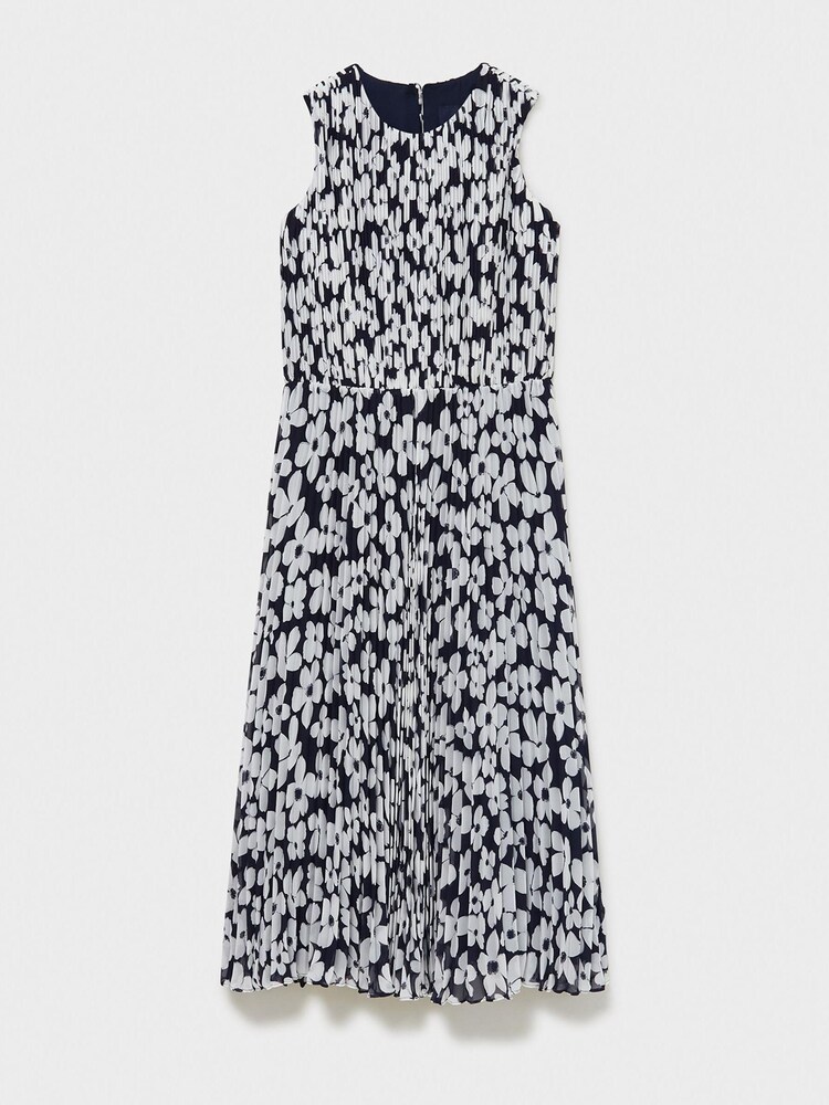 Crew Clothing Company Blue Floral Print Straight Dress - Image 4 of 4 Crew Clothing Company Blue Floral Print Straight Dress - Image 4 of 4