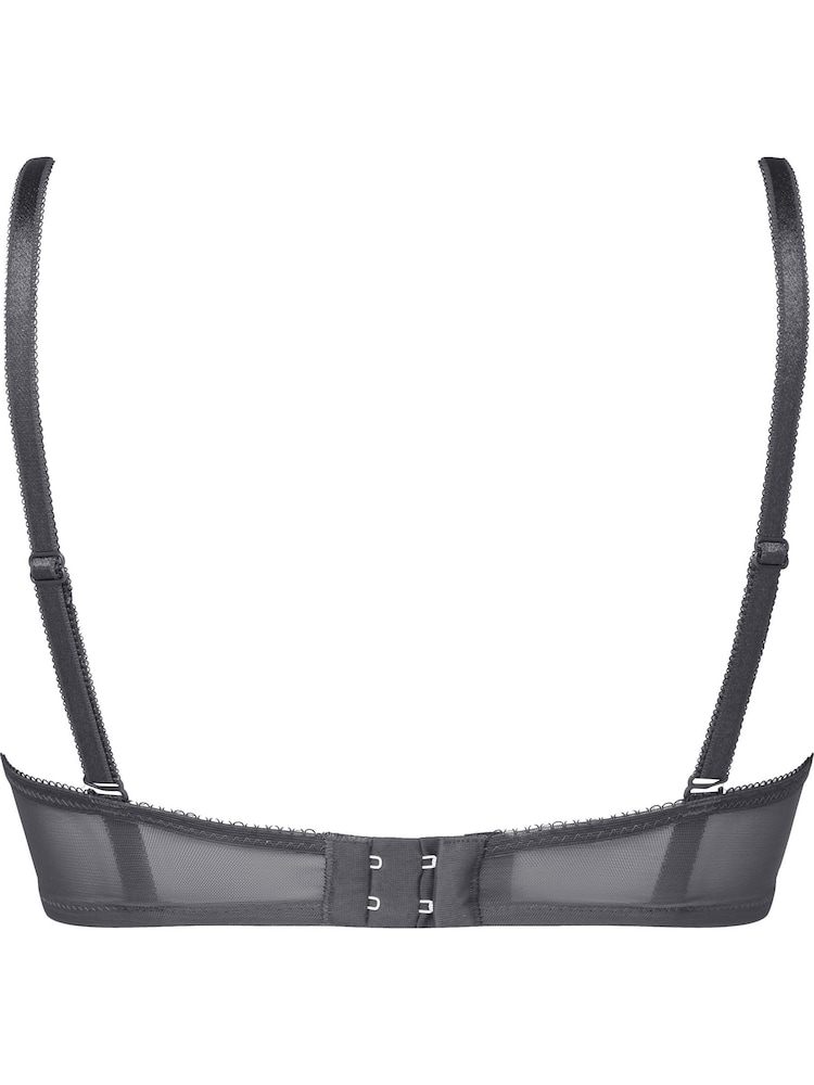 Gossard Charcoal Grey Glossies Lace Bra - Image 10 of 10