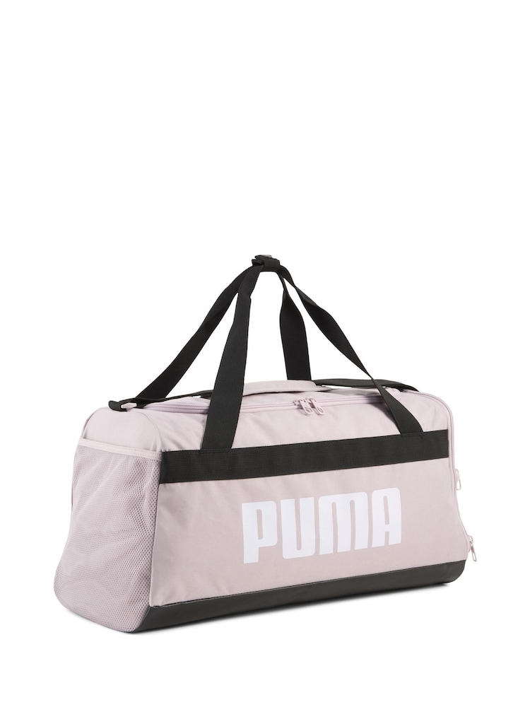 Puma Pink Challenger 35L Small Sports Bag - Image 2 of 3 Puma Pink Challenger 35L Small Sports Bag - Image 2 of 3