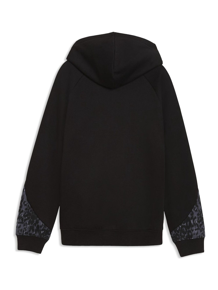 Puma Black Sport Animal Fleece Hoodie - Image 5 of 5 Puma Black Sport Animal Fleece Hoodie - Image 5 of 5
