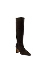Dunkelbraun - Dune London Stride Knee High Boots - Bild 2 von 5