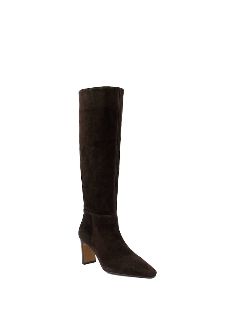 Dunkelbraun - Dune London Stride Knee High Boots - Bild 2 von 5 Dunkelbraun - Dune London Stride Knee High Boots - Bild 2 von 5