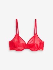 Gossard Red Glossies Sheer Bra - Image 10 of 11