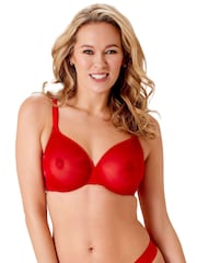 Gossard Red Glossies Sheer Bra - Image 3 of 11