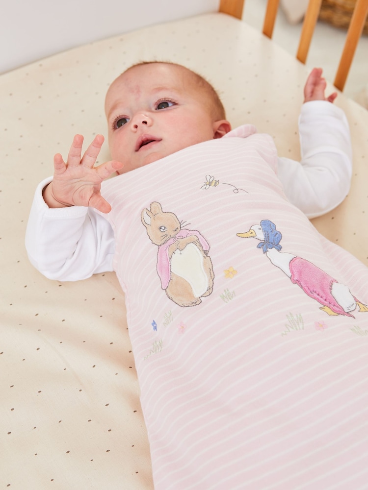 JoJo Maman Bébé Flopsy Bunny Appliqué 2.5 Tog Baby Sleeping Bag - صورة 1 من 5