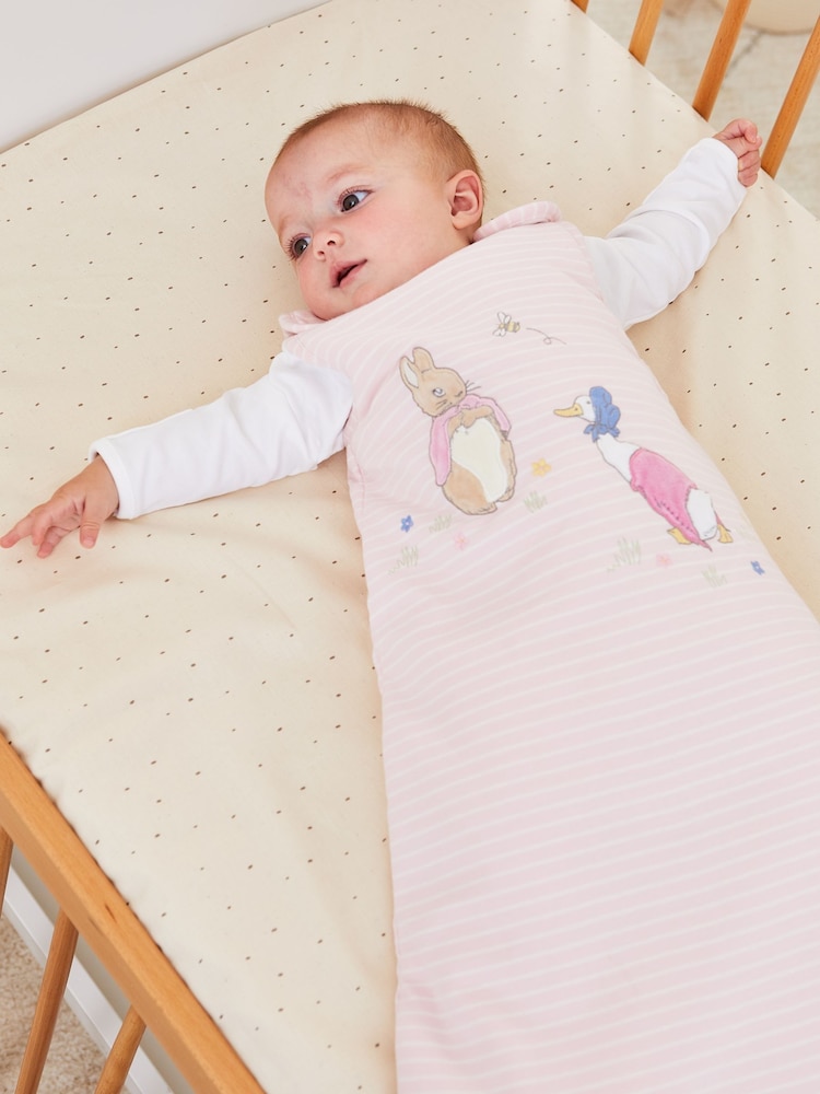 JoJo Maman Bébé Flopsy Bunny Appliqué 2.5 Tog Baby Sleeping Bag - صورة 2 من 5
