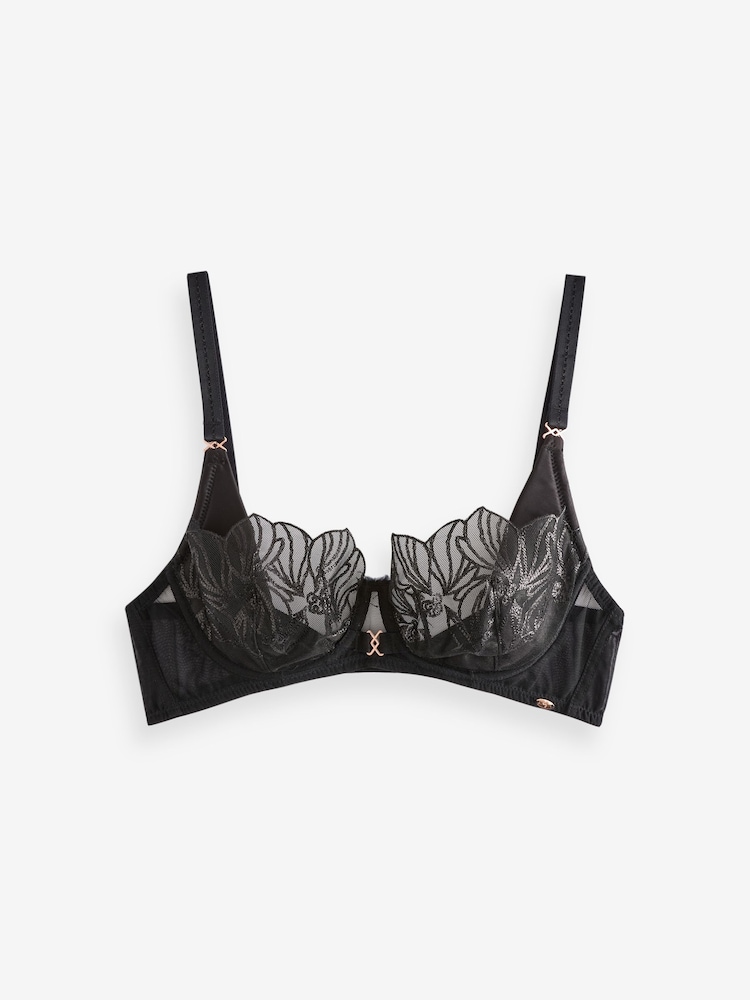 Gossard VIP Lavish Balcony Black Bra - Image 4 of 4