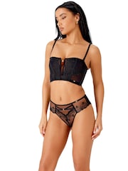 Gossard Rebel Corset Top preto - Imagem 8 de 18